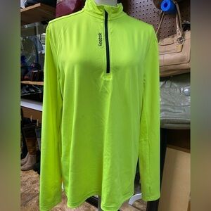 Reebok size‎ large bright yellow running workout reflective play dry
